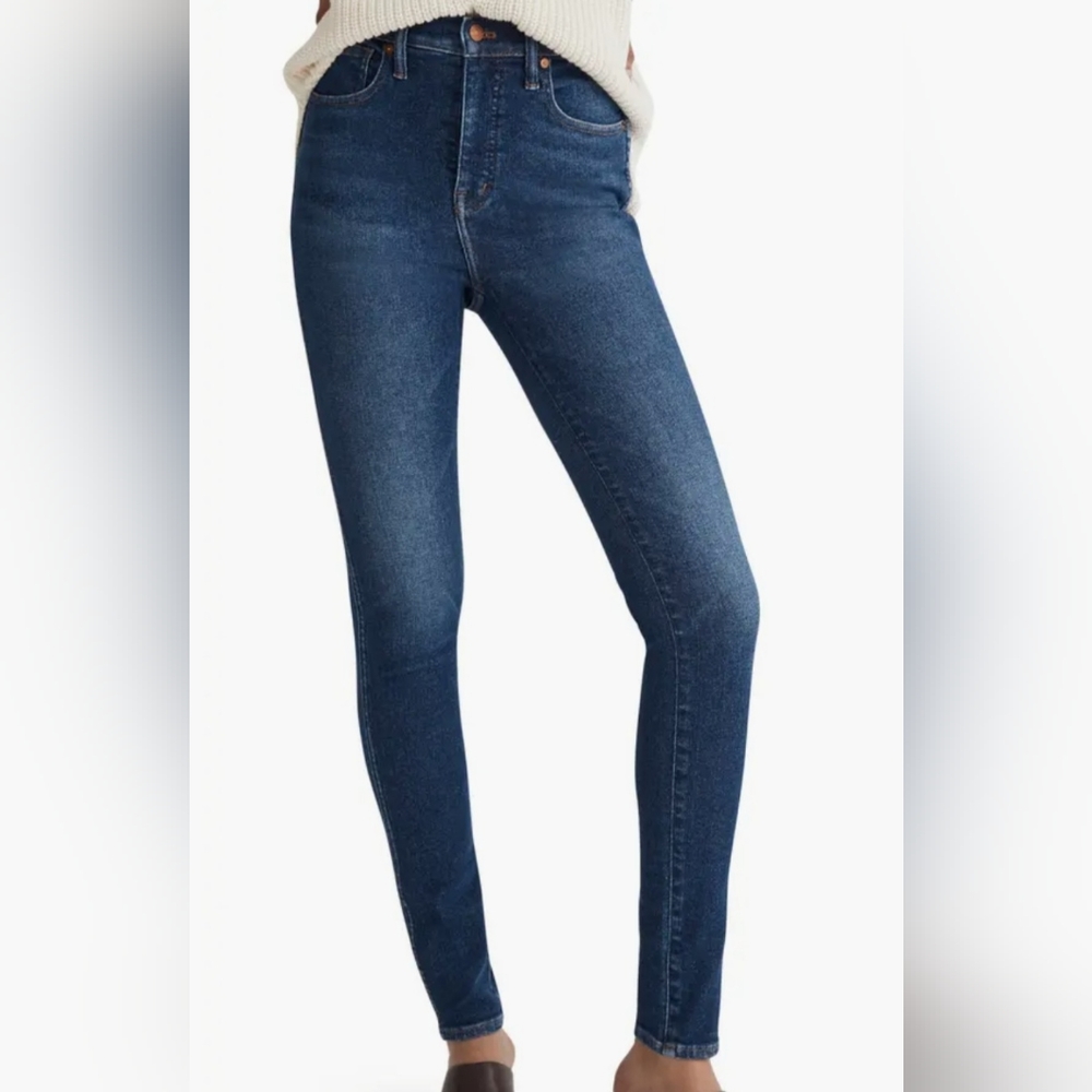 Madewell 10" hi rise skinny jeans